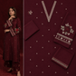 Women's Maroon Embroidered 2-Piece Suit – Premium Floral Kurta & Matching Trousers
