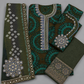 Elegant Green Printed 3-Piece Suit with Matching Dupatta | Women's Pakistani Lawn Dress